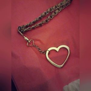 Vintage Betsey Johnson Heart Keychain